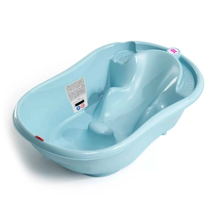 Ванночка Ok Baby з анатомічною гіркою і термодатчиком (блакитний) (38231500) зображення 1