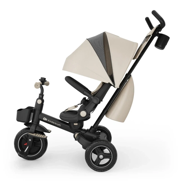 Дитячий велосипед Kinderkraft Spinstep 2 Plus Beige (KRSPST02BEGPL00) (5902533930050) - зображення 5