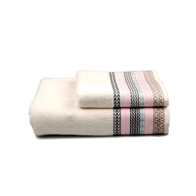 Рушник Home Line махровий Етно кремовий 70х140 см (98417) - зображення 1