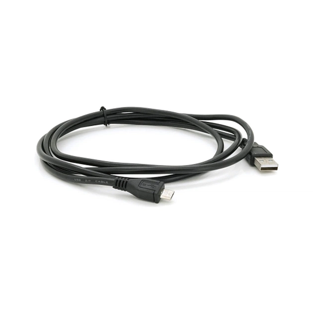 Дата кабель USB 2.0 AM to Micro 5P 1.5m black Voltronic (YT-AM/Mc-1.5Bl/00336) - изображение 1