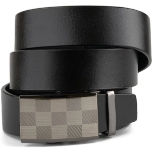 Ремінь Vintage З автоматичною пряжкою шахівниця Чорний (20266) зображення 1