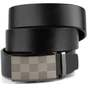 Ремінь Vintage З автоматичною пряжкою шахівниця Чорний (20266) - зменшене зображення 1