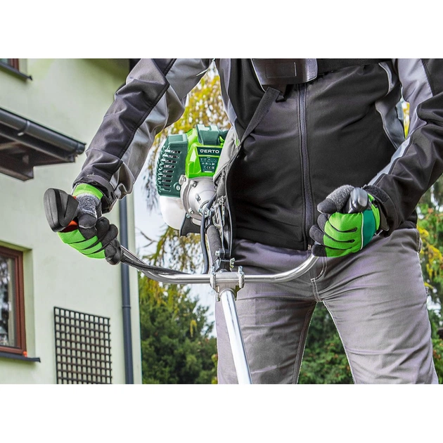 Тример садовий Verto бензиновий 42.7куб см, 1.2к.с., ліска 46см, ніж 25.5см, 7.3кг (50G491) - picture 3