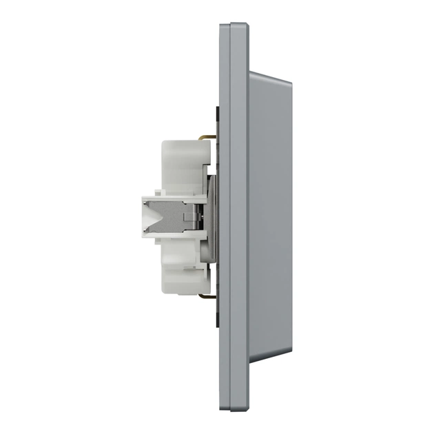 Розетка Schneider Electric ASFORA із заземленням подвійна сталь 16А (EPH9900162) - зображення 3