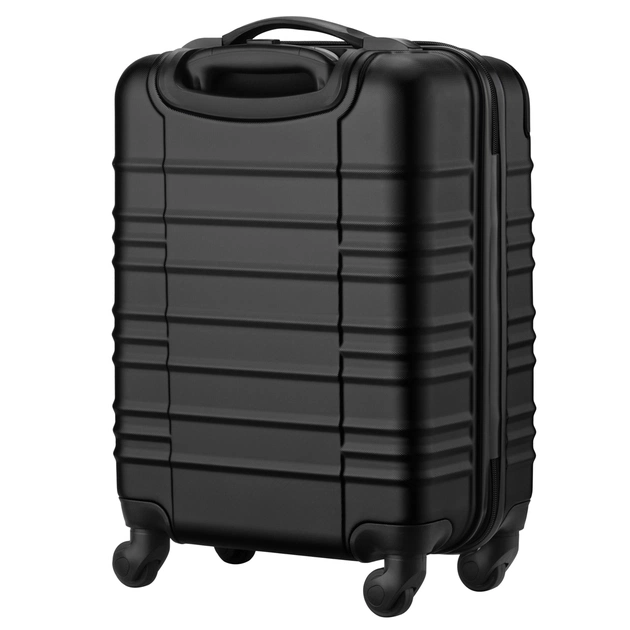 Валіза Wenger Amplar, мала, пластик, 4 колеса, чорна (653143) - зображення 3