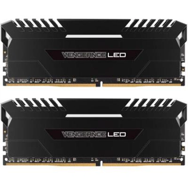 Модуль пам'яті для комп'ютера DDR4 16GB (2x8GB) 3000 MHz Vengeance LED White Corsair (CMU16GX4M2C3000C15) - изображение 1