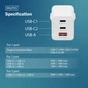 Зарядное устройство Digitus 2xUSB-C + 1xUSB 67W GaN (DA-10303) - уменьшенное изображение 12