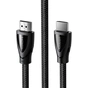 Кабель мультимедійний HDMI M to HDMI M 2.0m braided HD140 black UGREEN (80403) - зменшене зображення 2