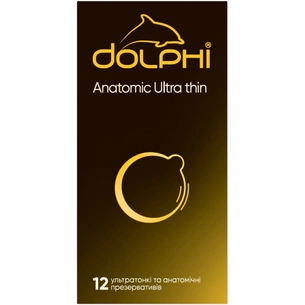 Презервативи Dolphi Anatomic Ultra Thin 12 шт. (4820144770852) изображение 1