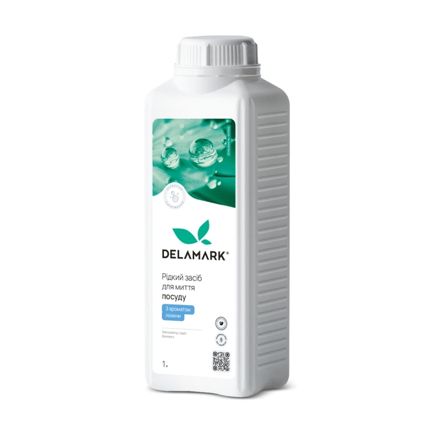 Средство для ручного мытья посуды DeLaMark С ароматом голубики 1 л (4820152334091) - изображение 1