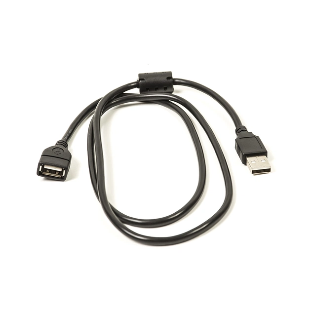 Дата кабель USB 2.0 AM/AF 1.0m ferrite PowerPlant (CA910694) - зображення 1