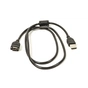 Дата кабель USB 2.0 AM/AF 1.0m ferrite PowerPlant (CA910694) - зменшене зображення 1