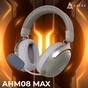 Навушники Ajazz AHM08 MAX 3-Mode Grey (AHM08-MAX-GW) - зменшене зображення 6