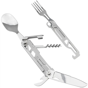 Набір туристичного посуду Tribe Multi Set сталевий (T-FC-0035-metal) зображення 1