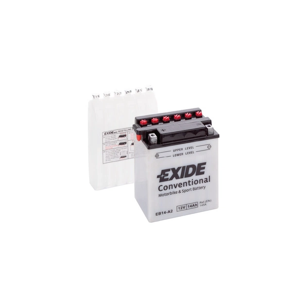 Акумулятор автомобільний EXIDE CONVENTIONAL 14Ah (+/-) (145EN) (EB14-A2) - зображення 1
