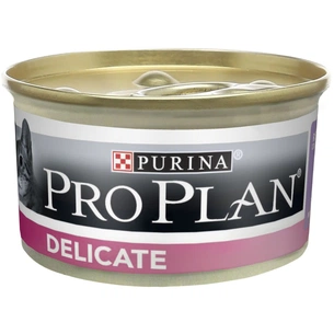 Вологий корм для кішок Purina Pro Plan Delicate З індичкою 85 г (8445290173317) зображення 1
