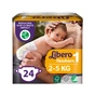 Підгузки Libero New Born 1 2-5 кг 24 шт (7322541197562) - зменшене зображення 1
