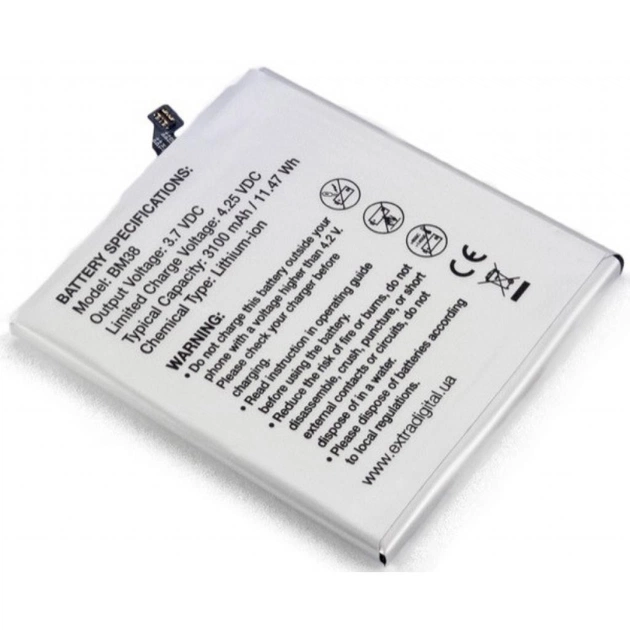 Акумуляторна батарея Extradigital Xiaomi Mi4s (BM38) 3100 mAh (BMX6450) - picture 4