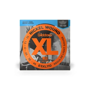 Струни для гітари D'Addario XL Nickel Wound Regular Light Double Ball End (10-46) (ESXL110) picture 1