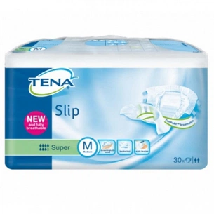 Підгузки для дорослих Tena Slip Super Medium 30 шт (7322540646856 _7322541118055) зображення 1