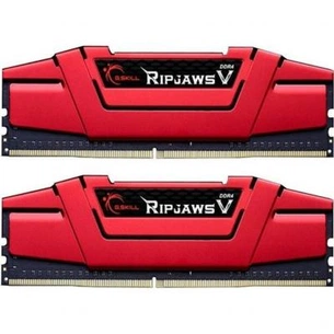 Модуль пам'яті для комп'ютера DDR4 8GB (2x4GB) 2666 MHz RIPJAWS V RED G.Skill (F4-2666C15D-8GVR) зображення 1
