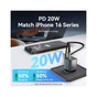 Зарядний пристрій Vention USB-C PD20W GaN gray (FEVH0-EU) - зменшене зображення 6