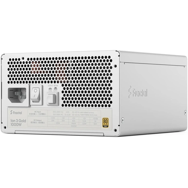 Блок питания Fractal Design 1000W Ion 3 Gold (FD-P-IA3G-101-EU-WT) - изображение 11