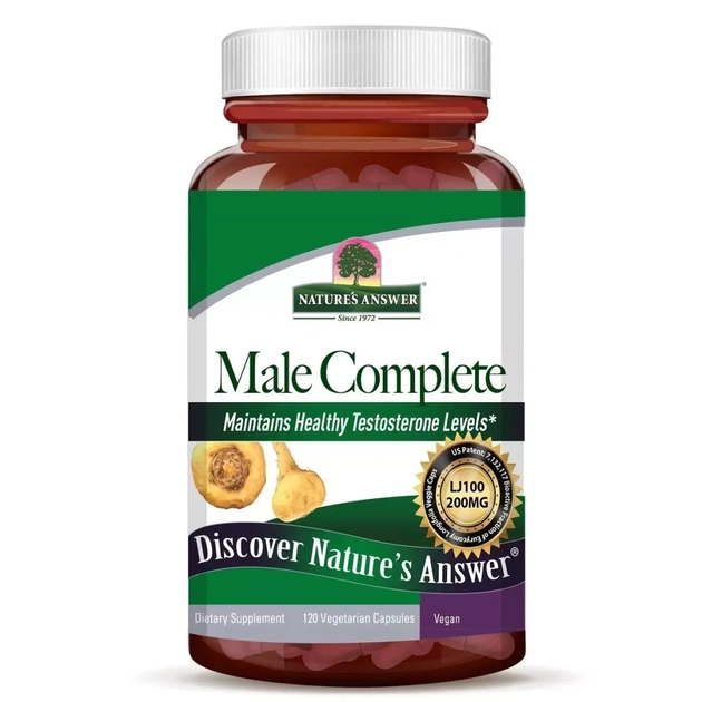 Вітамінно-мінеральний комплекс Nature's Answer Чоловіче здоров'я, Male Complete, 120 вегетаріанських капсул (NTA26510) - зображення 1