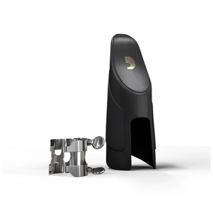 Лігатура для саксофонів D'Addario H-Ligature & Cap For Alto Saxophone Silver-Plated (HAS1S) зображення 1