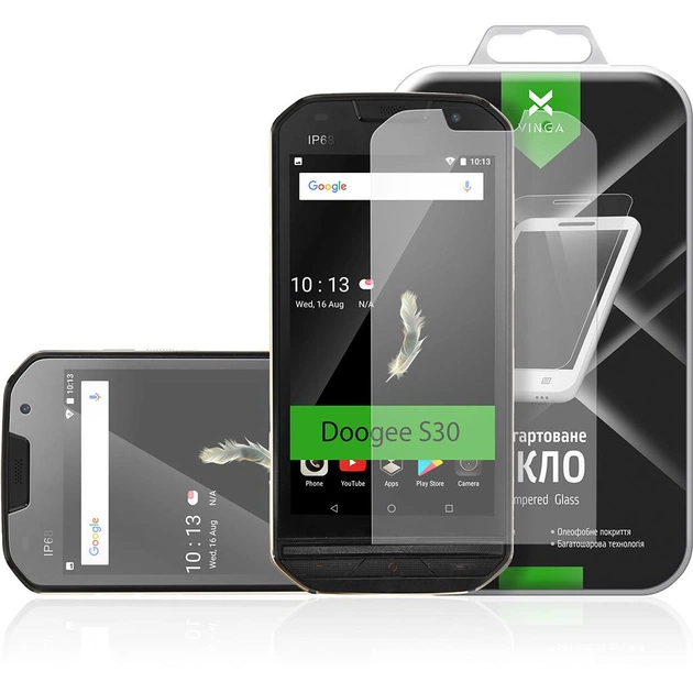 Скло захисне Vinga для Doogee S30 (VTPGS-DS30) - picture 3