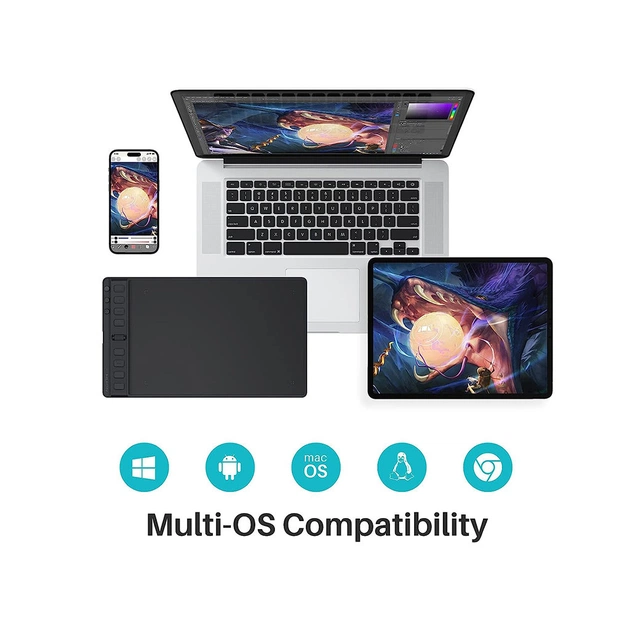 Графический планшет Huion Inspiroy 2 M (H951P) - изображение 6