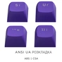 Клавіатура Dark Project ALU87 Celestial ABS RGB Mech G3MS Voidstone Violet (DPKB_CELESTIAL_87_ANSI_UA) - зменшене зображення 10