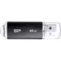 USB флеш накопитель Silicon Power 64GB Ultima U02 Black USB 2.0 (SP064GBUF2U02V1K) - уменьшенное изображение 1