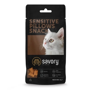 Ласощі для котів Savory Snacks Pillows Gourmand with Salmon 60 г (4820261921328) изображение 1