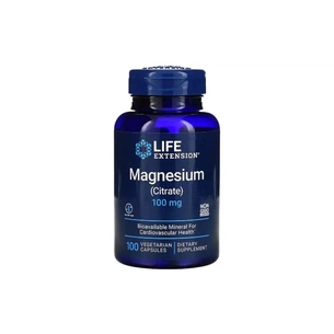 Мінерали Life Extension Цитрат Магнію, Magnesium (Citrate), 160 мг, 100 капсул (LEX-16821) зображення 1