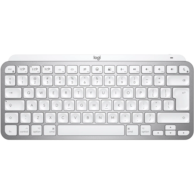 Клавиатура Logitech MX Keys Mini For Mac Wireless Illuminated UA Pale Grey (920-010526) - изображение 1