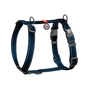 Шлея для собак WAUDOG Nylon Mono H-подібна з QR паспортом, світловідбивна, М чорна (54571) - зменшене зображення 1