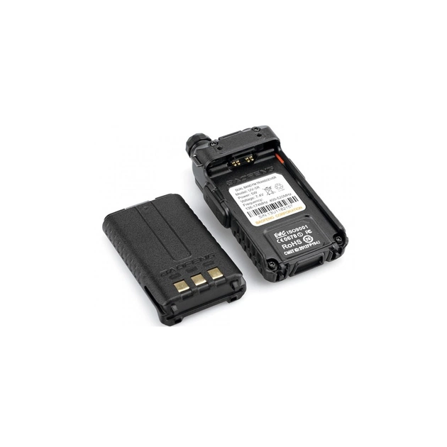 Акумуляторна батарея Baofeng для UV-5R Std 1800mAh (BL-5_Black / Гр6374) - picture 3