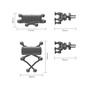 Универсальный автодержатель Essager Tourist Gravity Car Mount Phone Holder Black (EZJZL-TR01) - уменьшенное изображение 10