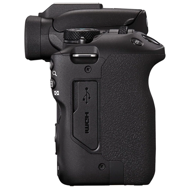 Цифровий фотоапарат Canon EOS R50 + RF-S 18-45 IS STM + RF 75-300 Black (5811C150BA) - picture 3