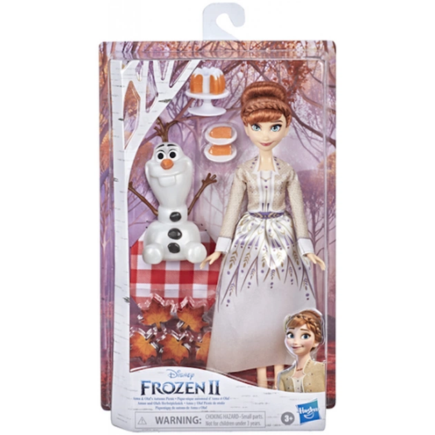 Лялька Hasbro Disney Frozen Крижане серце 2 Анна й Олаф весняний пікнік (F1561_F1583) - зображення 1