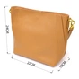 Сумка Vintage Жіноча ділова з натуральної шкіри Пісочна (22110) - зменшене зображення 3