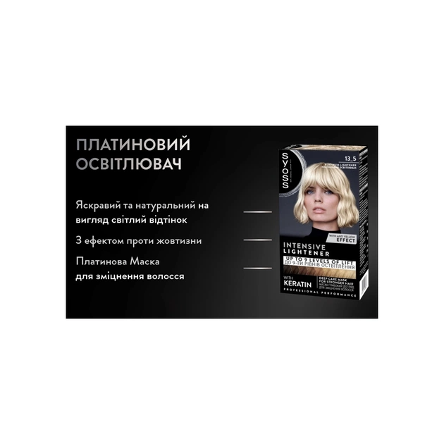 Фарба для волосся Syoss BL Permanent Coloration L13-5 - Платиновий освітлювач (9000100929882) - зображення 11