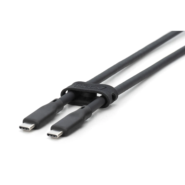 Дата кабель USB-C to USB-C 2.0m USB 3.2 Gen1 5G 100W 4K silicone black Digitus (AK-300342-020-S) - picture 3