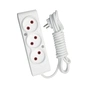 Мережевий подовжувач TECCO 5м 3 поста white (8681277841323) - зменшене зображення 1
