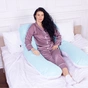 Подушка MirSon для вагітних та відпочинку Eco Line №8031 U-подібна White-Blue (2200006185062) - preview 6