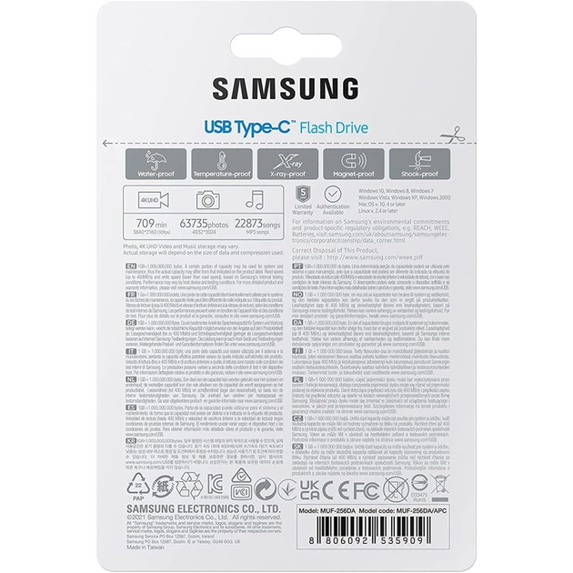 USB флеш накопичувач Samsung 256GB USB 3.2 Type-C (MUF-256DA/APC) - picture 10