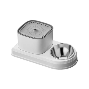 Універсальний посуд для тварин Lapka Фонтан з годівницею 2в1 (WF072) изображение 1