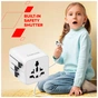 Перехідник Canyon Travel Adapter OnTour One EU/UK/US/AUS White (CNS-TA1005W) - зменшене зображення 6