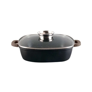 Сковорода Ringel Meyer з двома ручками 28 см (4.2л) з кришкою (RG-2129-28s) зображення 1